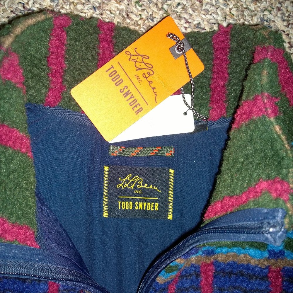 L.L.BEAN x TODD SNYDER Hi-Pile Sherpa Fleece Jacket - Picture 7 of 13